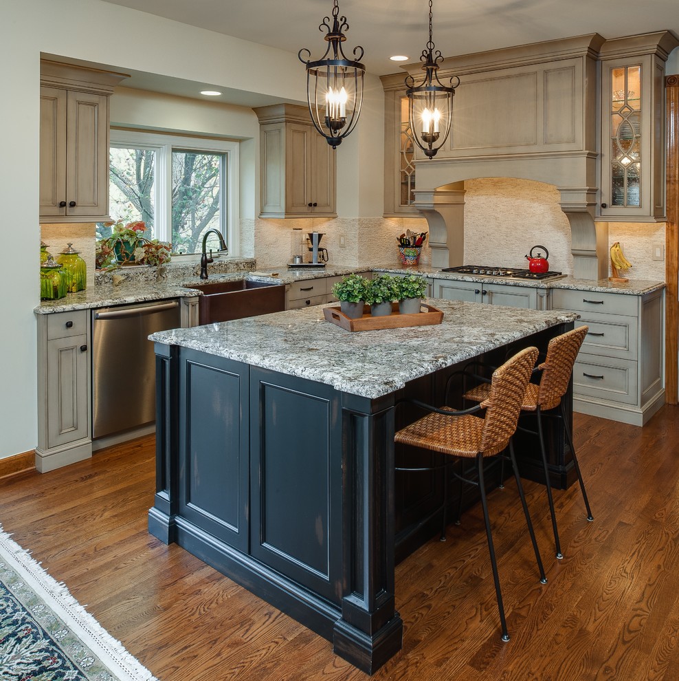 Black & Tan - Northville Kitchen - Farmhouse - Kitchen - Detroit - by ...
