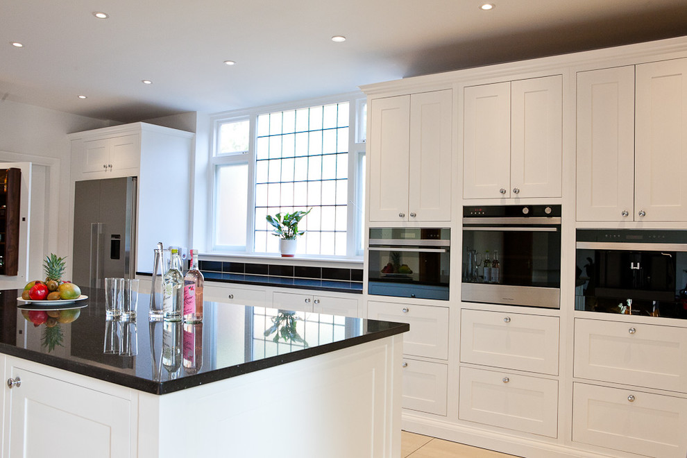 Black & White Shaker Kitchen Traditional Kitchen Berkshire by