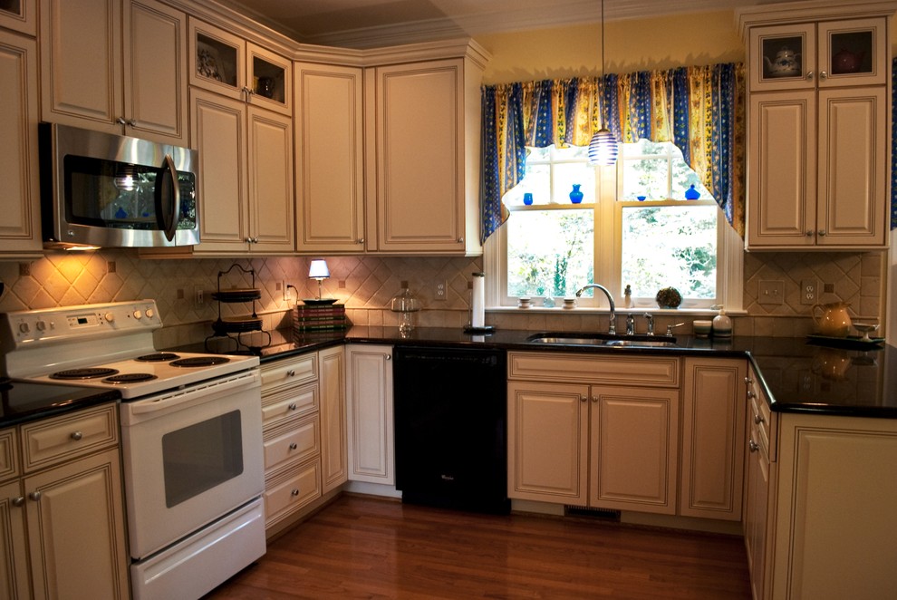 Black Pearl Granite Countertop - Traditional - Kitchen - Raleigh - by ...