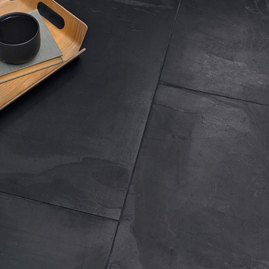 Black Slate Floor & Wall Tiles Kitchen Other by The Stone & Tile