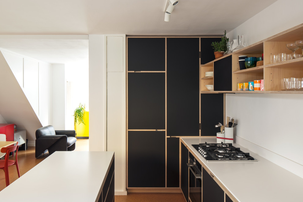 Example of a 1960s kitchen design in London