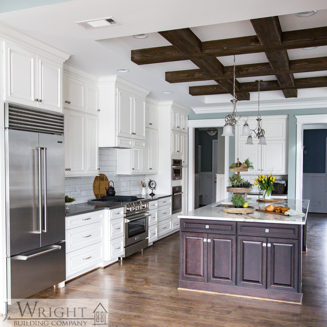 Blackridge New Custom Home, Hoover, AL Country Kitchen Birmingham