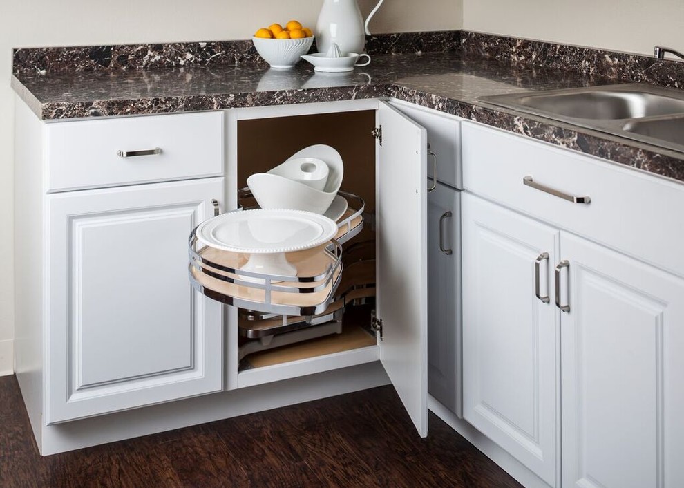 Blind Corner Swingout Transitional Kitchen New Orleans by