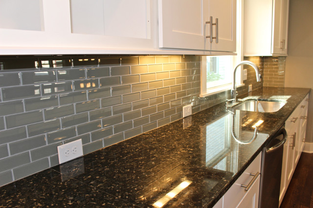 Bliss Elements 2x6 Glass Tile Contemporary Kitchen Detroit By Discount Glass Tile Store Houzz