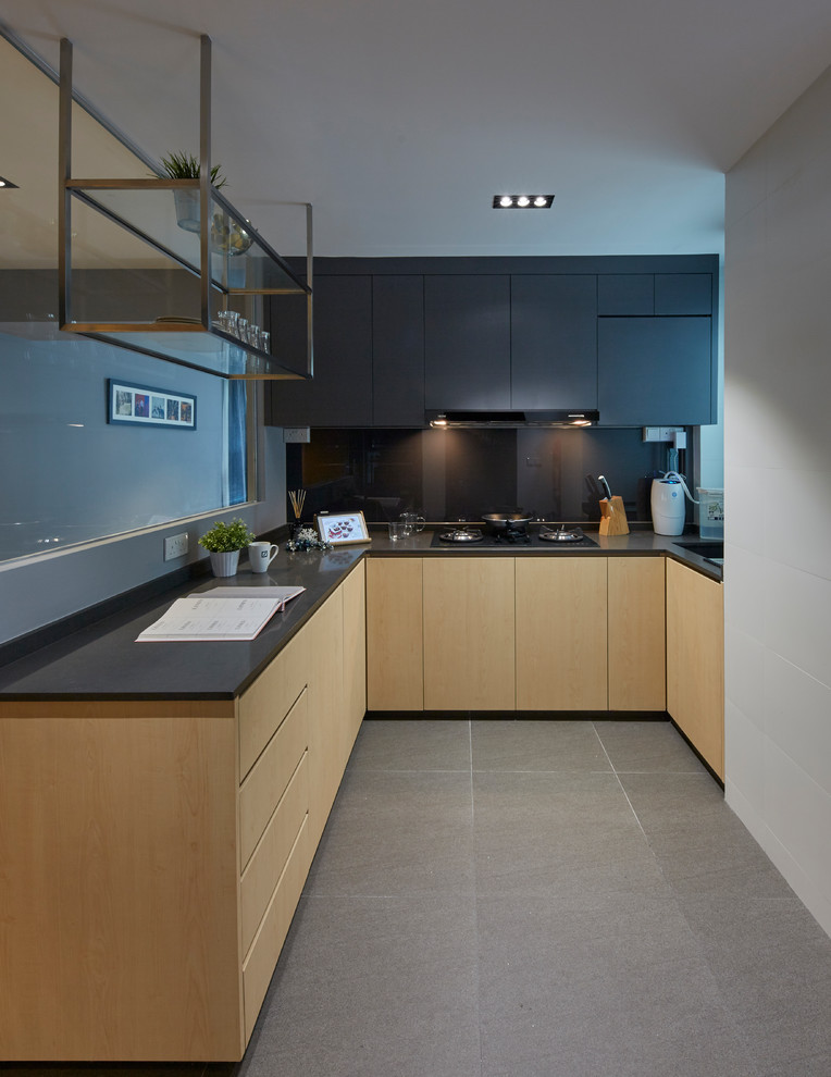 Blk 268A Punggol Field - HDB - Kitchen - Singapore - by User | Houzz