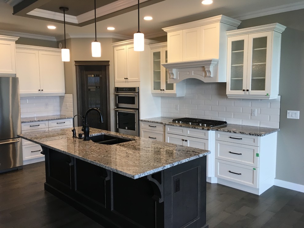 Blue Araras Granite - Transitional - Kitchen - Edmonton - by Atlas ...