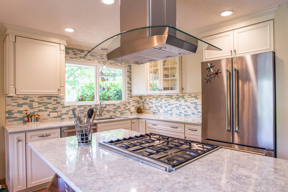 Blue French Country Kitchen Kitchen Seattle by Sound Kitchen and Bath Houzz