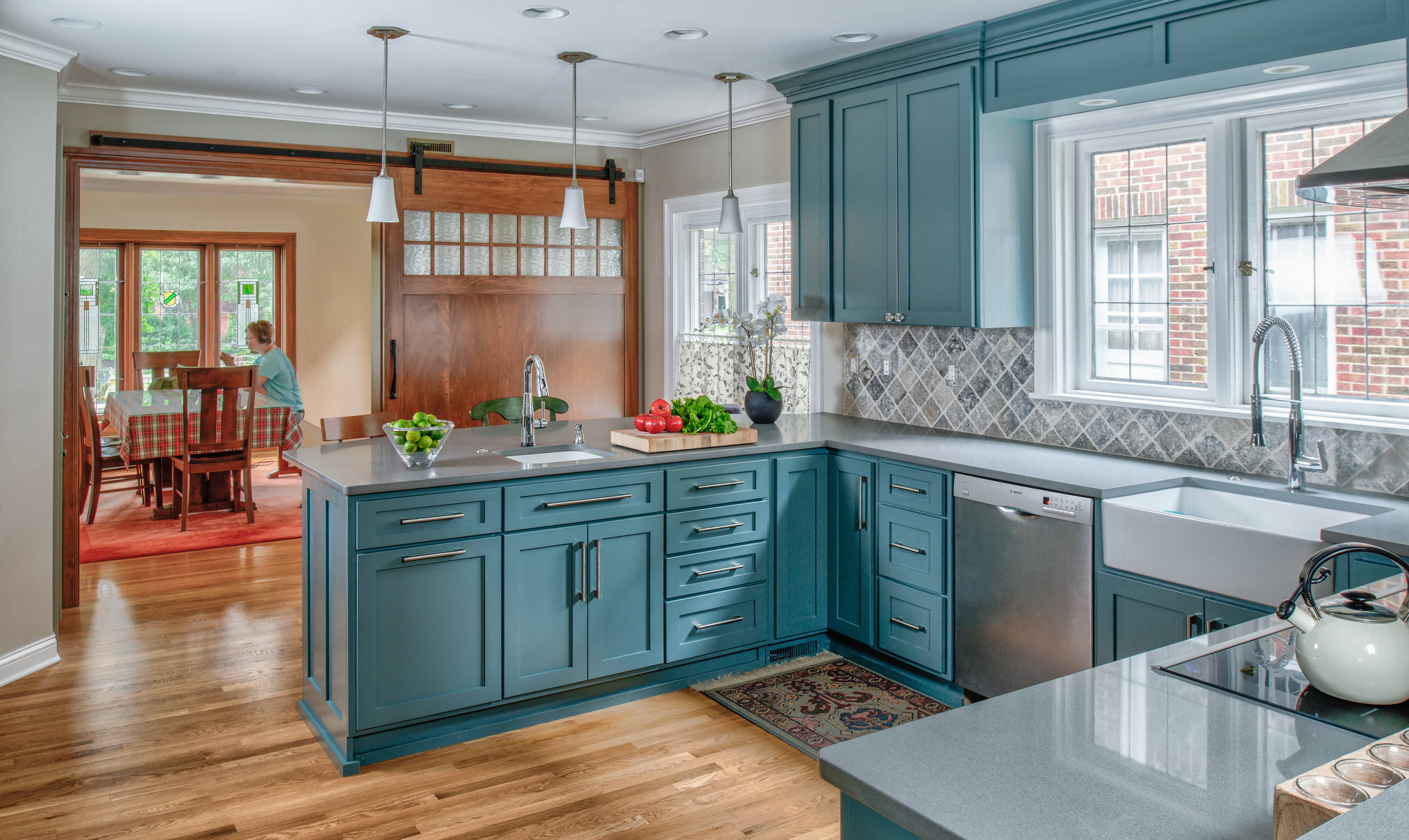 Craftsman-Inspired Gourmet Kitchen - Coldwell Banker Blue Matter