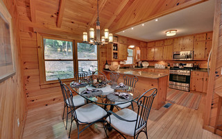 Small Log Cabin Kitchens Photos