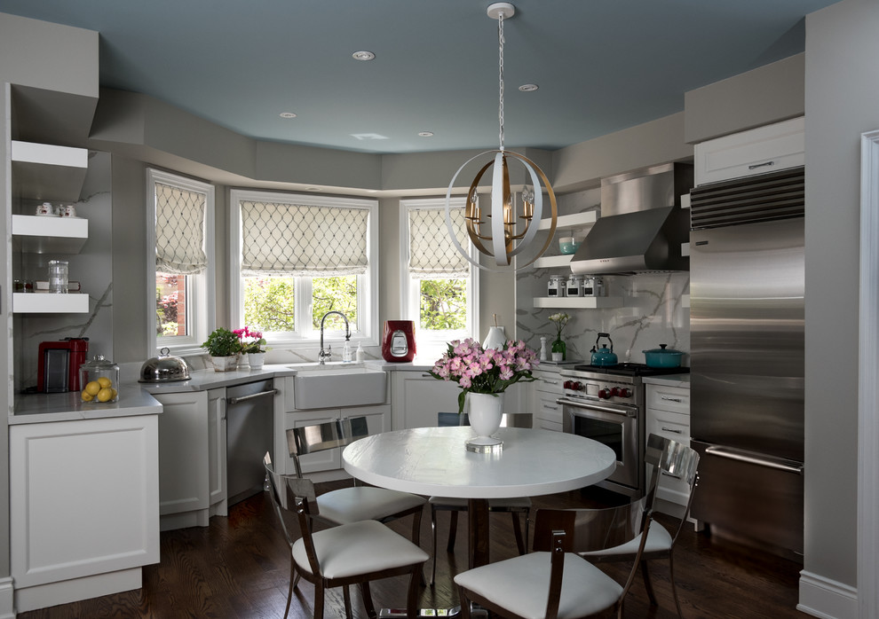 Inspiration for a classic kitchen in Toronto.