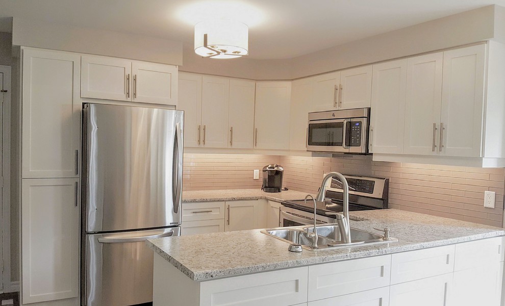 Blush Pink Kitchen Renovation Traditional Kitchen Toronto by