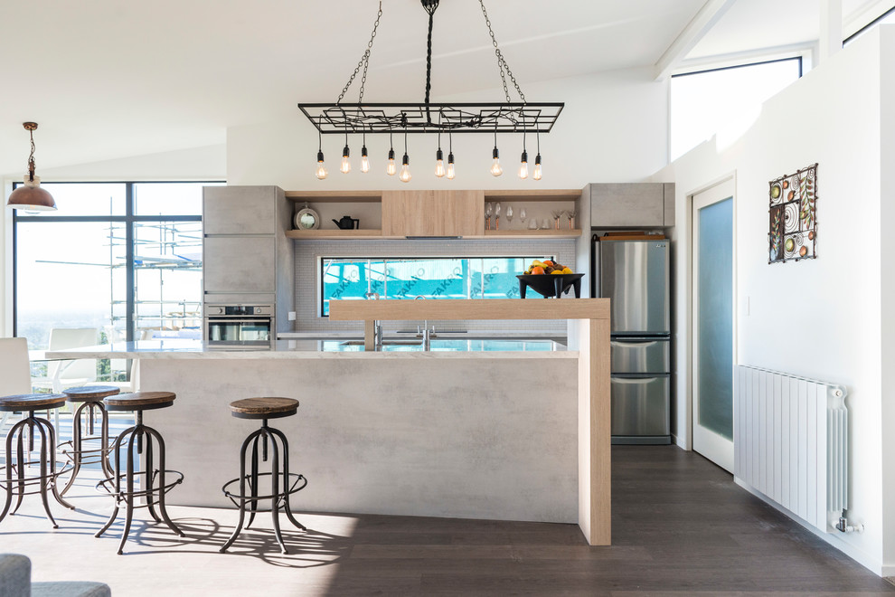 Bold Concrete - Industrial - Kitchen - Christchurch - by ...