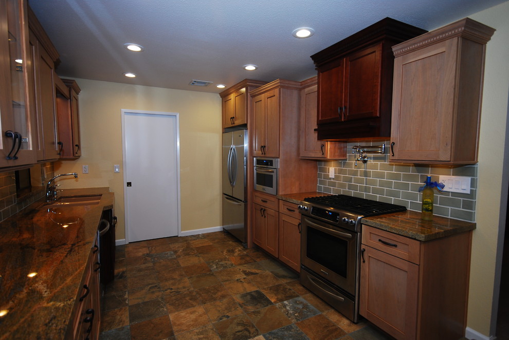 Bone/ Jurasic Gold Traditional Kitchen Other by Blue River