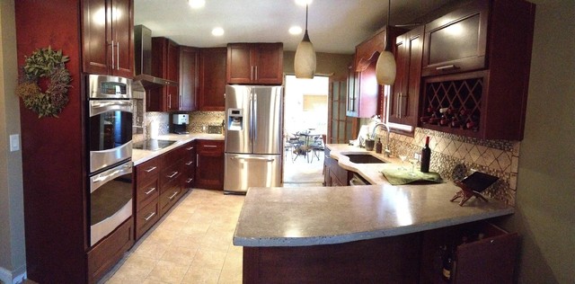 Bordeaux Shaker With Custom Granite Counter Tops American Traditional Kitchen Philadelphia By Rta Cabinet - Bordeaux Shaker Kitchen Cabinets Bordeaux Shaker With Custom Granite Counter Tops American Traditional Kitchen Philadelphia By Rta Cabinet - Bordeaux Shaker Kitchen Cabinets