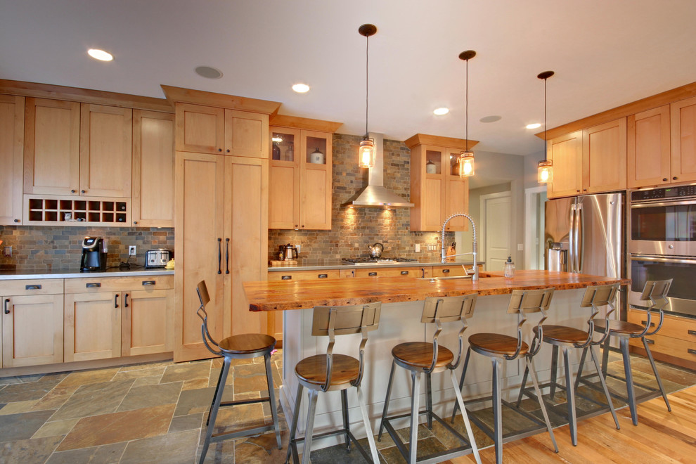 Bostwick Lake Whole House Remodel Craftsman Kitchen Grand Rapids by Cutting Edge