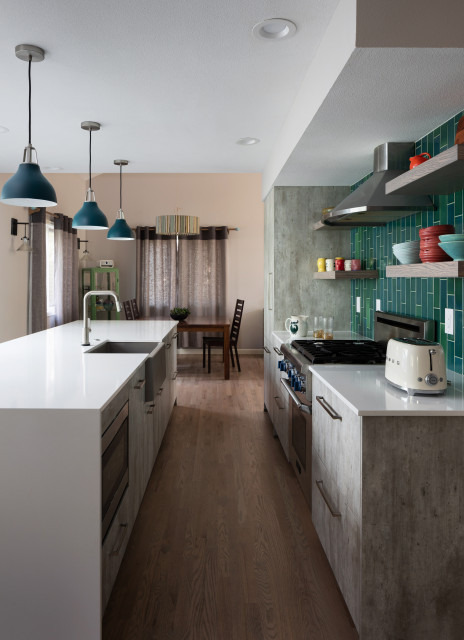 Boulder In Blue Modern Kitchen Denver By Christopher S Kitchen Bath Houzz