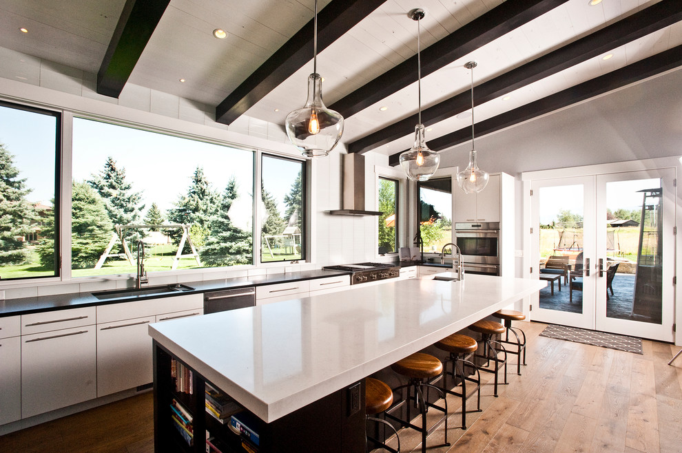 Bozeman Tri-Level Renovation - Contemporary - Kitchen - Other - by ...