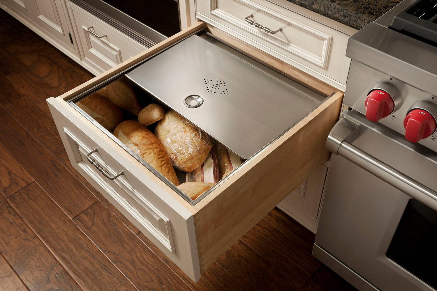 Bread Bin Insert Kitchen Other By Wood Mode Fine Custom Cabinetry Houzz