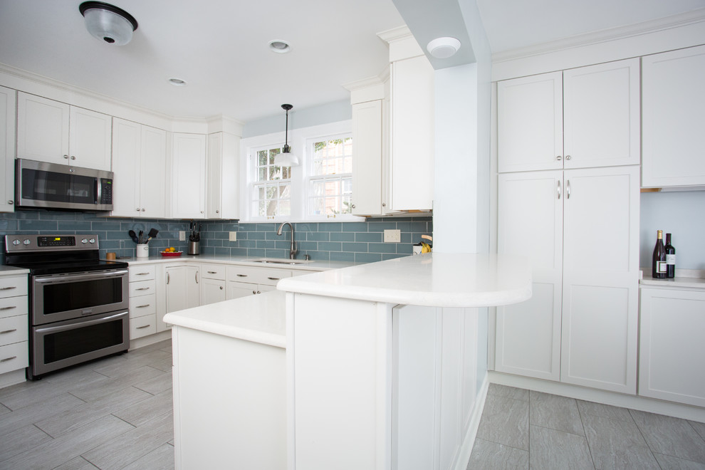 breakfast bar overhang Transitional Kitchen Other by Sharon