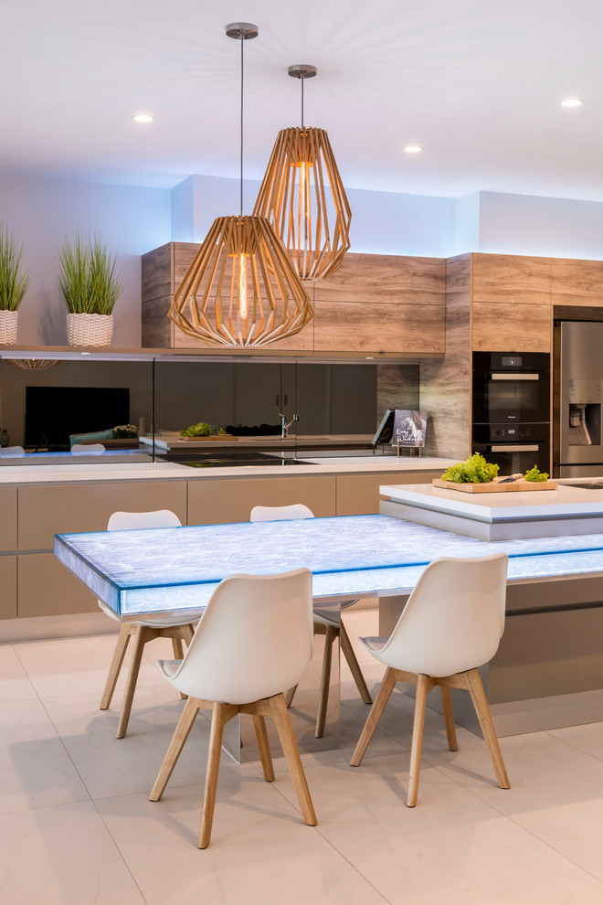 Bribie Island Contemporary Kitchen Brisbane by Kim Duffin for