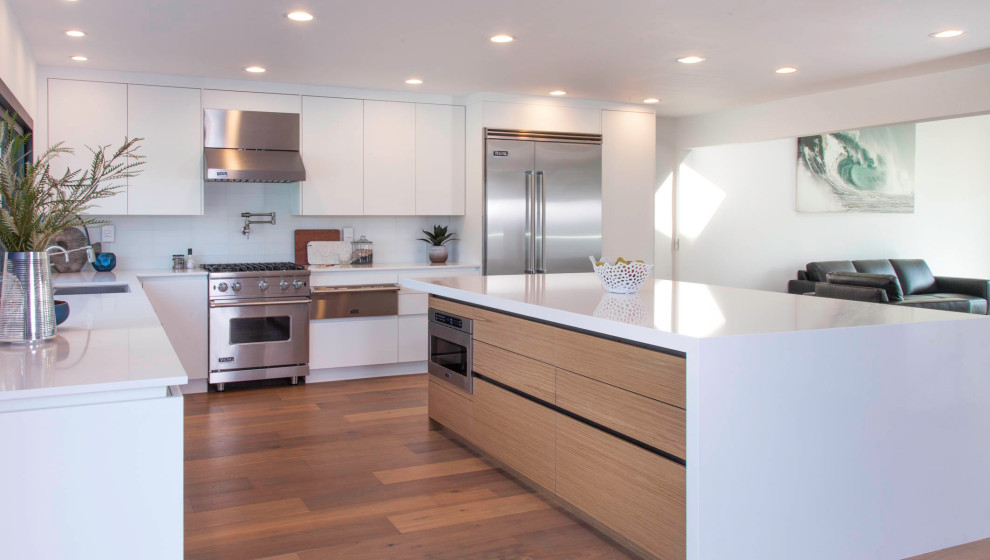 Bright and Airy Modern Kitchen Remodel Modern Kitchen San Diego