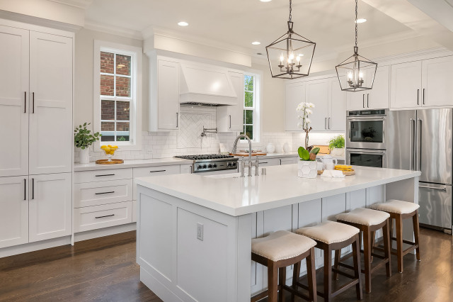 Pleasant Hill Transitional Open Plan Kitchen Remodel