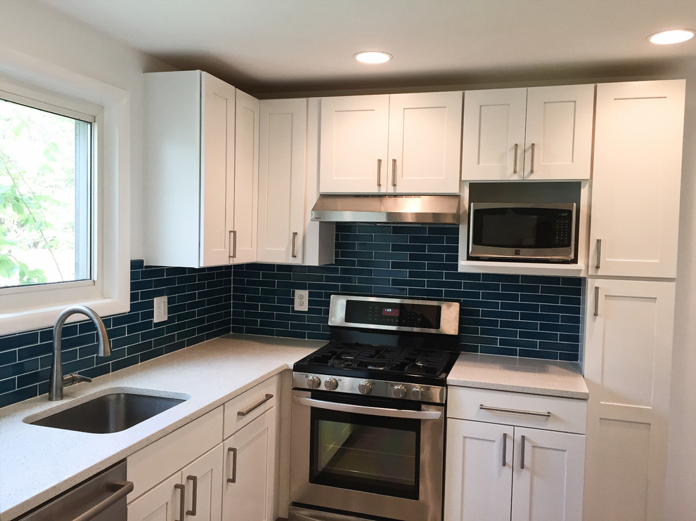 Bright and White Kitchen Modern Kitchen DC Metro by Optima