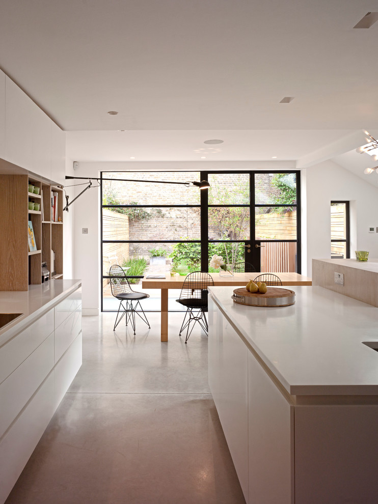 Inspiration for a contemporary kitchen in London.