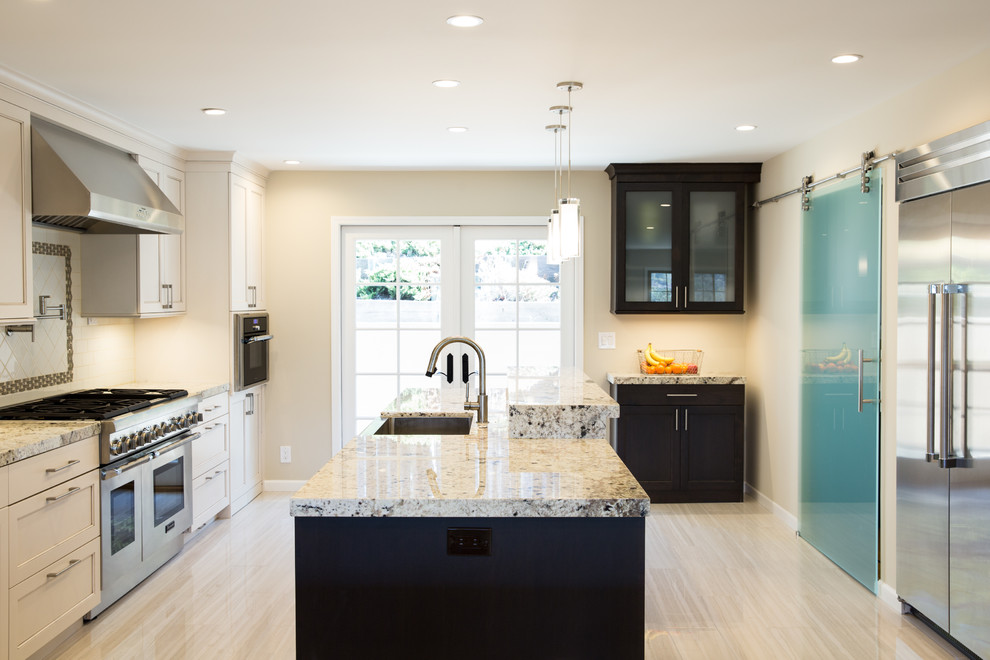 Brookhaven Kitchen/Island/Coffee Bar Transitional Kitchen San Francisco by Swanson