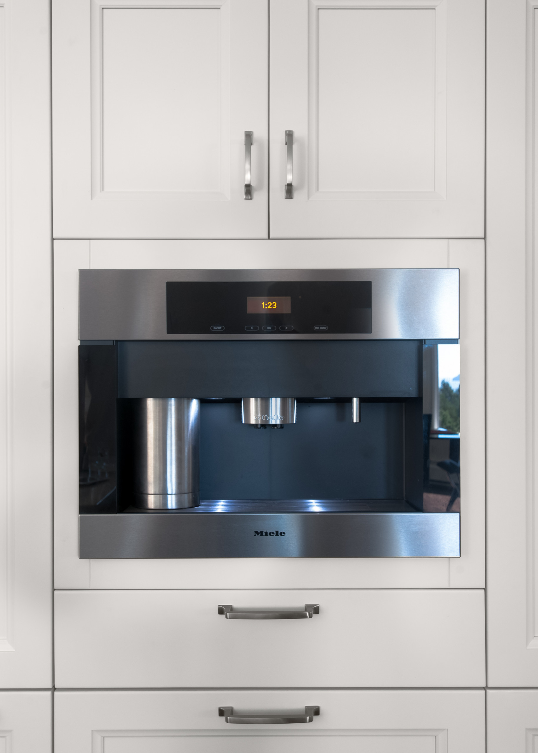 Built- In Coffee Machine - Traditional - kitchen - Caden Design Group