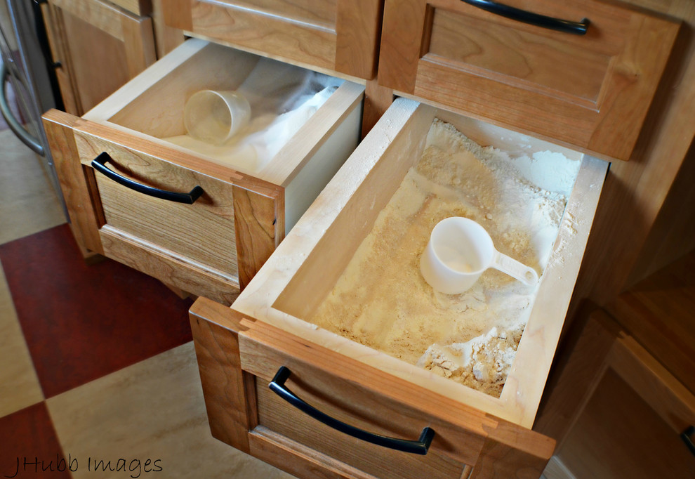 BuiltIn Flour & Sugar Drawers Craftsman Kitchen Other by