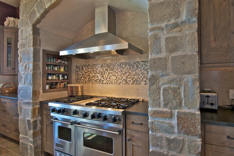 Built In Spice Rack Traditional Kitchen Denver By Highline Partners Ltd