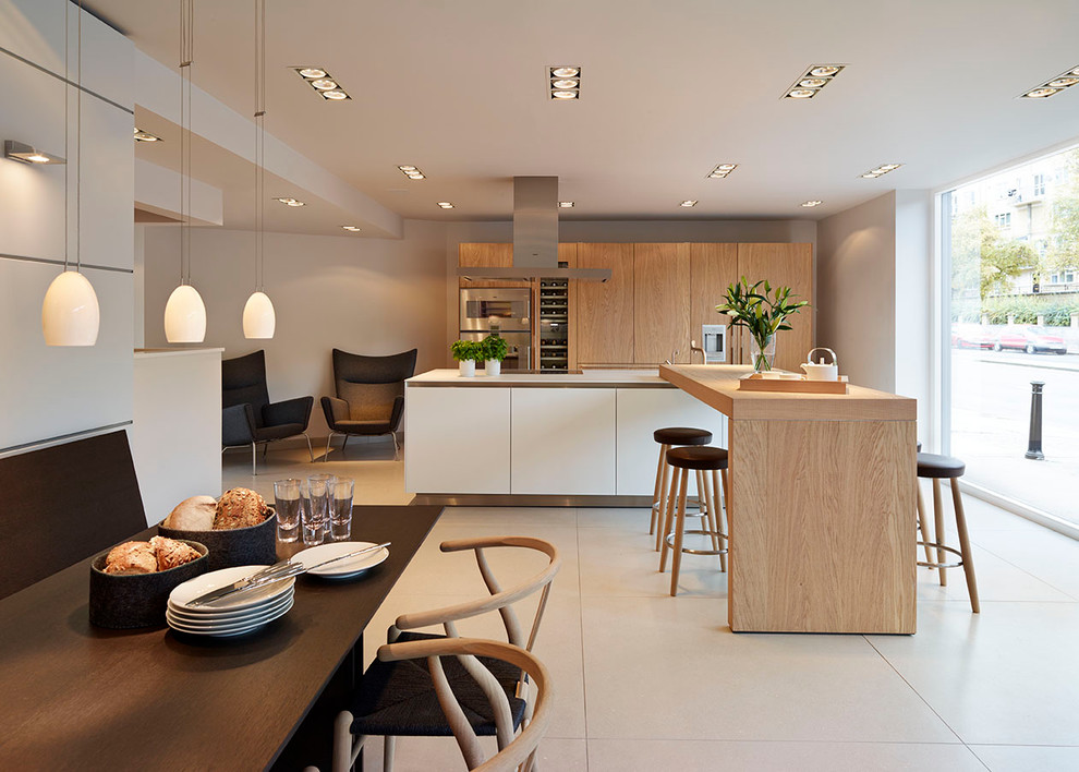 Kitchen - contemporary kitchen idea in Wiltshire