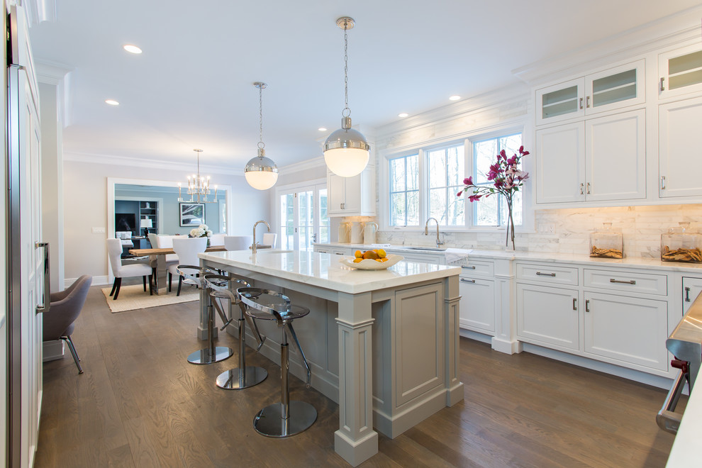 Bumble Bee Kitchen Transitional Kitchen New York by SIR