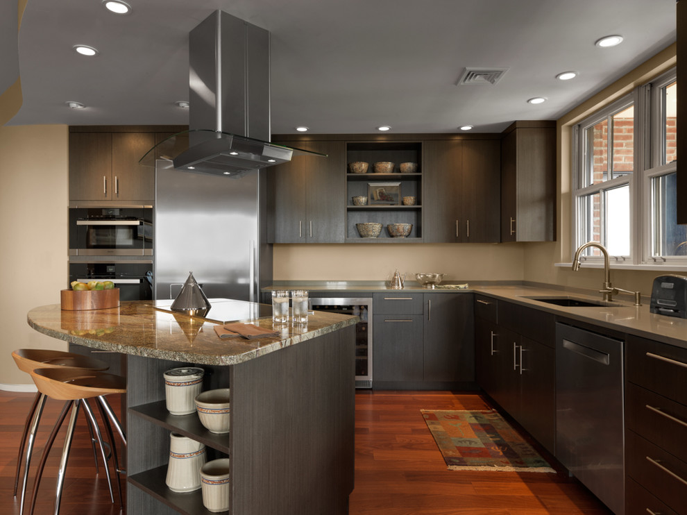 Burlington Condo Remodel Contemporary Kitchen Burlington by Red