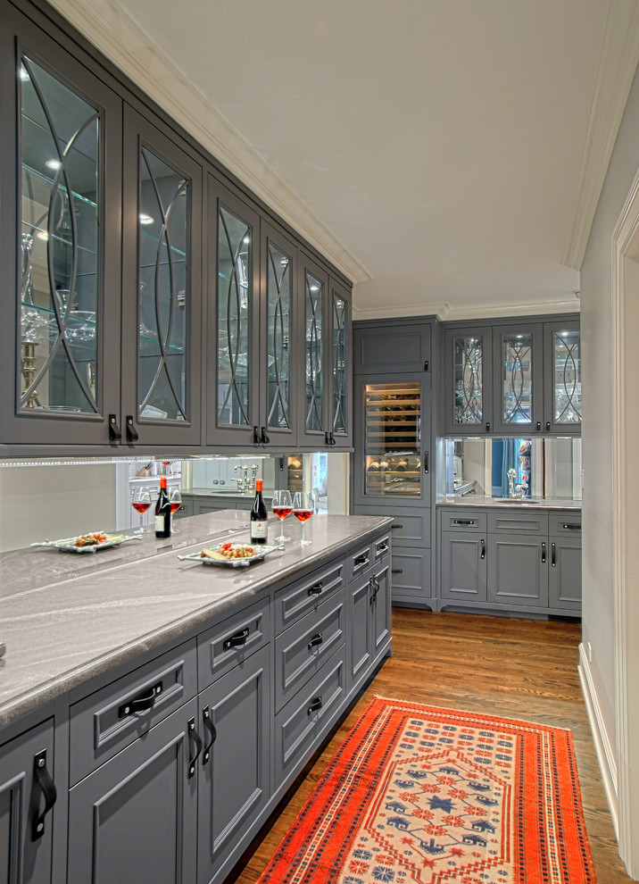 Butler Pantry Home Bar Transitional Kitchen Chicago By Benvenuti And Stein Houzz