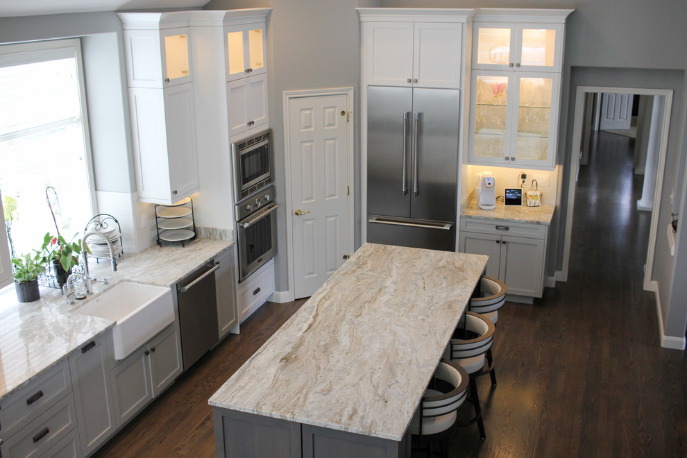 Colors Transitional Kitchen Seattle by ctm Remodel