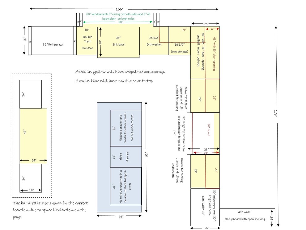 Floor Plan Cuisine Philadelphie par Stone Masters Inc. Houzz