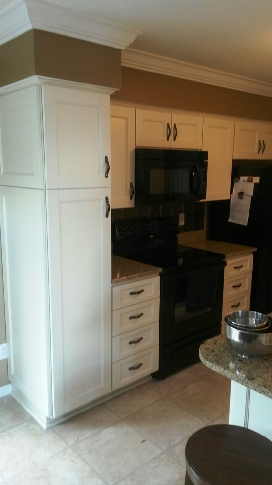 Refacing done in Bisque Modern Kitchen Other by Kitchen