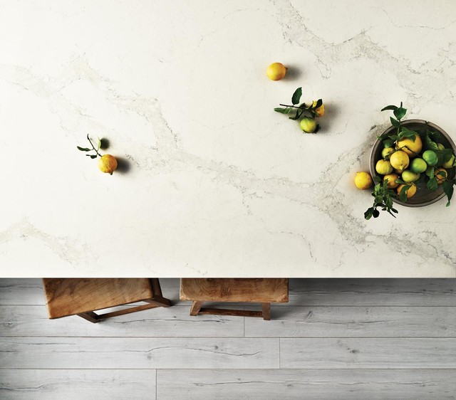 Caesarstone 5131 Calacatta Nuvo Quartz Modern Kuche London Von Mkw Surfaces Houzz