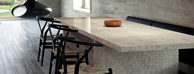 Caesarstone 5131 Symphony Grey Quartz Industrial Kitchen London By Mkw Surfaces Houzz Au