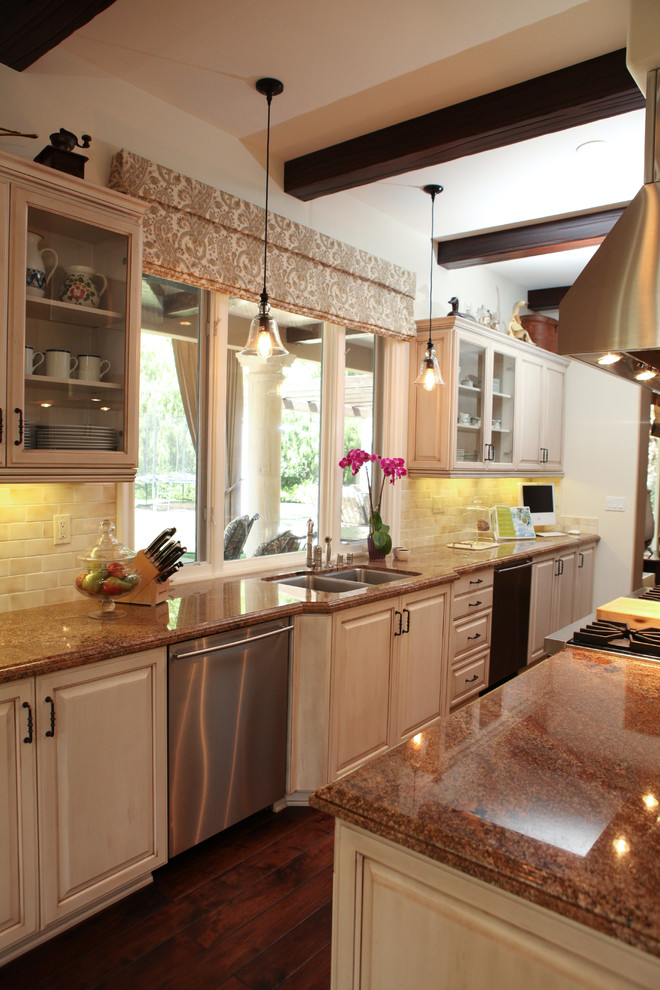 Calabasas Kitchen Before and After Mediterranean Kitchen Los