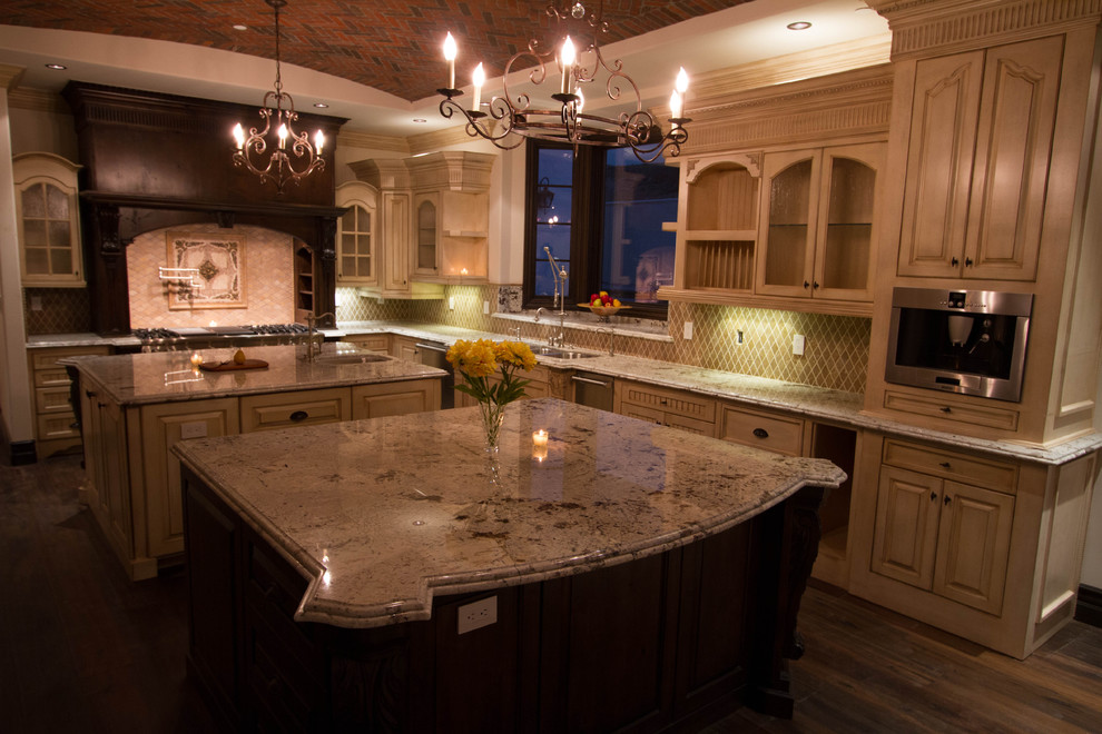 Calabasas Tuscan Villa Mediterranean Kitchen Los Angeles by