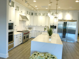 Calacatta Ultra Quartz Countertops Contemporary Kitchen Dc Metro By Sky Marble Granite Inc