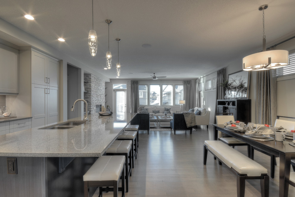 Calgary, New Build Maren Contemporary Kitchen Calgary by
