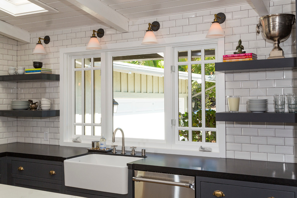 Design ideas for a nautical kitchen in Los Angeles.