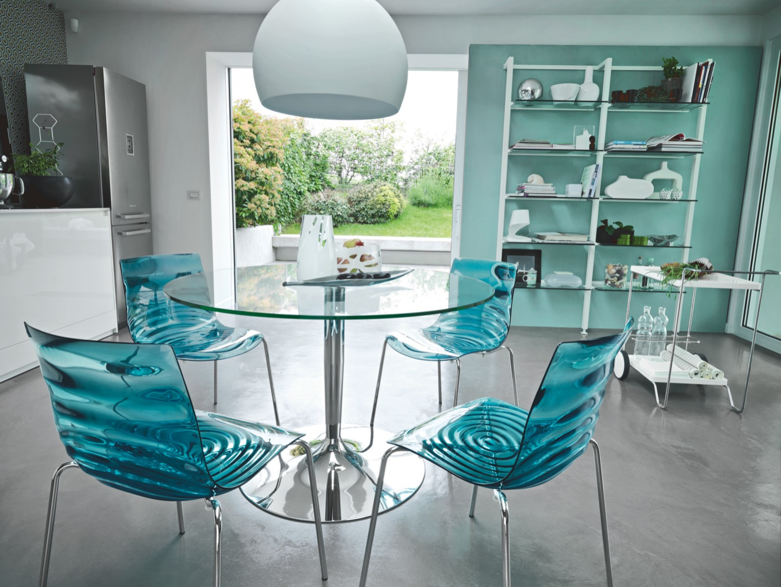 Calligaris Planet Table and L'Eau Chairs - Contemporary - Dining Room - San  Diego - by Hold It Contemporary Home | Houzz