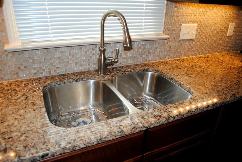 Cambria Canterbury Quartz, Brushed Nickel Fixtures Traditional Kitchen Other by Hatchett