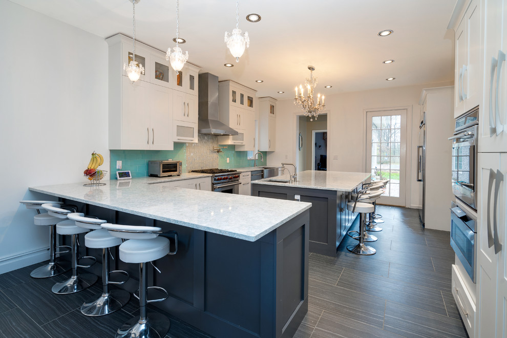 Cambria-Montgomery Kitchen and bar - Transitional - Kitchen