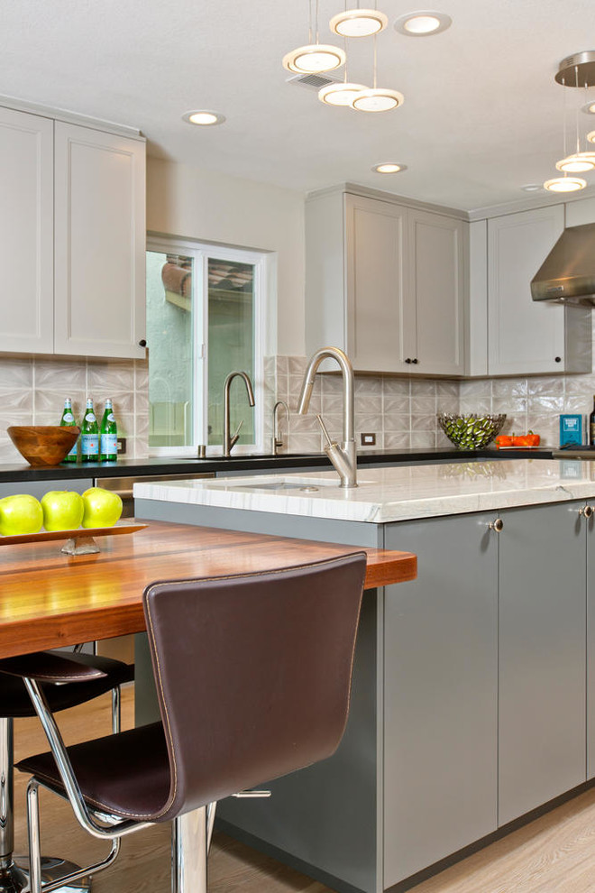 Cardiff Kitchen Addition for Tech Couple Transitional Kitchen San Diego by HIGHPOINT